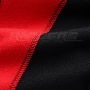 Sweat-shirts pour hommes 100% coton, couleur contrastée rouge et noir, poche kangourou en coton, pull-over moderne streetwear, sweat-shirts d'hiver - Product Image 4