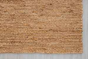 Alfombra Redonda de Yute Trenzado Natural al por Mayor — diseño clásico redondo trenzado. Alfombra de Yute Tejida a Mano con Fibra Natural - Product Image 2