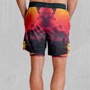 Pantalones Cortos Sublimados para Hombre a Precio Competitivo, 100% Poliéster, Servicio OEM Disponible - Product Image 2