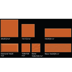 Copper Brown Modern bathroom <b>Wall</b> Tile Small Size Ceramic 100x200 100x300 100x400mm New Trending Design Best Selling Factory - Product Image 1