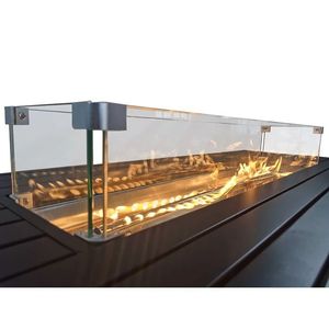 24-Inch Steel Propane <b>Fire</b> <b>Pit</b> <b>Table</b> with Cover Durable Outdoor <b>Fire</b> Feature - Product Image 5
