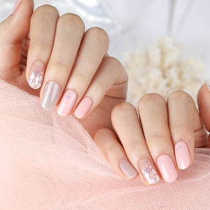 ShineB Best-Selling Coral Island 3D Gel Nail Strips #45828 Salon-Quality Easy-to-Apply Fashion Nail Stickers for Lovely Styling - Product Image 4