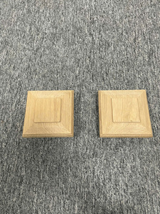 Traditional Solid Wood Newel Post Cap for Staircase Indoor Outdoor Durable Design - Product Image 2