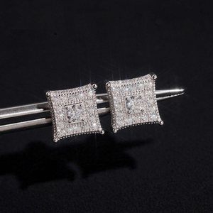 Pendientes de Moissanita con Corte Cojín, Brillo Brillante, Joyería Fina de Lujo, Regalo Elegante para Mujer - Product Image 2