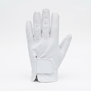 Guante de Golf de Cuero Cabretta OEM de Fábrica, Mano Izquierda, con Aberturas para los Dedos, Protección UV, Cierre de Gancho y Bucle, Logotipo Personalizado, Empaque de Marca, MOQ Bajo - Product Image 1