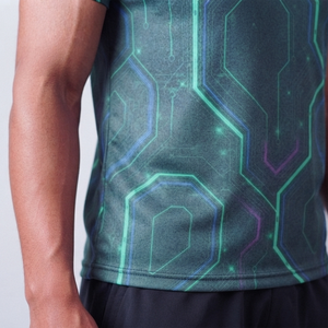 Nueva camiseta elegante para hombre, recién llegada, de manga corta, tela elástica, corte informal. - Product Image 6