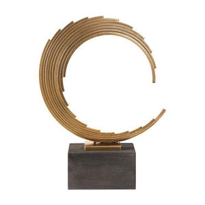 Sculpture en aluminium moderne de style designer – Pièce de décoration intérieure haut de gamme - Product Image 4