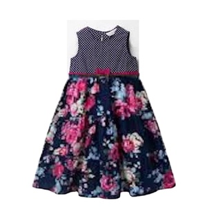 Vestido de fiesta de malla con bordado dorado de media manga personalizado vestidos de princesa para niñas pequeñas - Product Image 3