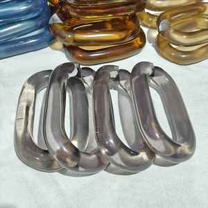 Cadena de Resina de Gran Tamaño, Eslabones de Resina Coloridos para Decoración de Paredes, Separador de Ambientes y Accesorios para Cortinas - Product Image 5