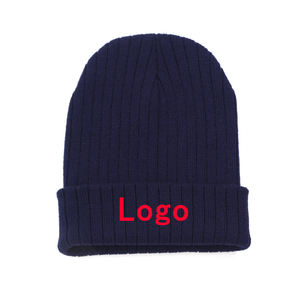 Trendy Korean Style Acrylic Heart Jacquard Knitted Breathable <b>Waterproof</b> Adjustable Button Simple Cute Fashionable <b>Beanie</b> - Product Image 1