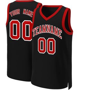 เสื้อบาสเก็ตบอลผู้ชายและเยาวชนแบบกำหนดเอง สไตล์ฮิปฮอปยุค 90s พร้อมปักชื่อ หมายเลข และโลโก้ส่วนตัว - Product Image 3