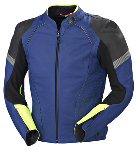 Veste de course en cuir de vache véritable Vanucci pour homme/Chaquetta sur mesure avec protection dorsale CE niveau 2 - Product Image 1