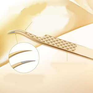 Pinzas de Acero Inoxidable de Alta Calidad para Extensión de Pestañas, Ángulo de 90 Grados, Volumen Ruso, Logotipo Personalizado, Otros Cuidados para las Manos - Product Image 4