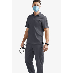 wholesale Custom Medical <b>Scrub</b> <b>Sets</b> for Men and Women V Neck Short Sleeve Nurse Uniforms with Jogger Pants Hospital Doctor Suit - Product Image 1