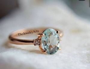 Halo Engagement <b>Green</b> <b>Amethyst</b> <b>Ring</b> Oval Cut 925 Sterling Silver Handmade Gemstone <b>Ring</b> Wedding Band Statement Design Jewelry - Product Image 2