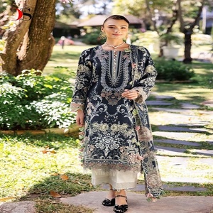 Vestido de Novia Pakistaní de Estilo Vintage, de Piel Sintética y Satén, Holgado, con Dupatta, para Chicas, Largo a la Cadera, para Playa, Festivales, Secado Rápido, Nuevo, Estilo Indio - Product Image 5