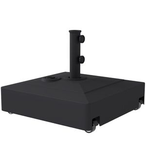 Base per Ombrellone da Giardino in Acciaio Inossidabile da 3 Metri per Esterni, Cortili, Ristoranti, Palestre o Spiagge, in Resistente Materiale Poliestere - Product Image 2