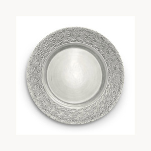 Assiette de présentation en métal haut de gamme, nouveau design élégant, personnalisable, décorative pour hôtels et restaurants, nouvelle collection. - Product Image 2