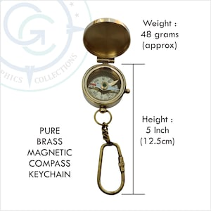 Premium Brass Key <b>Chain</b> Handmade Metal Keyring Decorative Vintage Key Holder Gift Accessory Custom Brass Keychain - Product Image 6