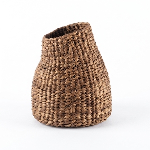Cesta de Almacenamiento Tejida de Fibra Natural Bogel, Maceta Rústica, Organizador Decorativo para el Hogar, Cesta para Ropa Sucia - Product Image 1