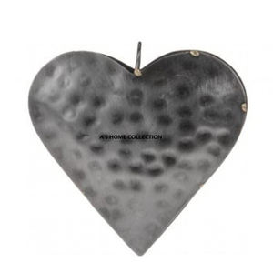 Corazón Colgante Navideño de Hierro de Alta Calidad con Acabado Negro para Decoración del Hogar, Caja de Regalo de Santa Claus - Product Image 2