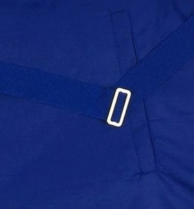 Tablier maçonnique junior de cérémonie bleu roi et bordeaux, tissé, avec bordure dorée - Product Image 6