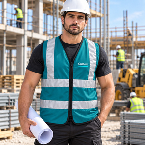 Safety <b>Jacket</b> Reflector Reflective Safety <b>Jacket</b> Suitable for Roadside For Construction Logistics And Outdoor Work - Product Image 4