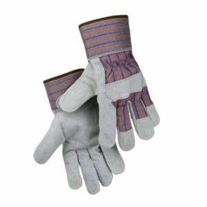 Premium Quality Cowhide Split Leather Working <b>Gloves</b> Heavy Duty Abrasion Resistant Soft & Comfortable Canadian <b>Rigger</b> <b>Gloves</b> - Product Image 3