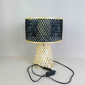 Lampes de table en forme de champignon, lampe en bambou tissée à la main, prix abordable, éclairage d'appoint pour présentation sur table - Product Image 2