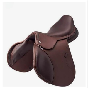 Silla de Montar de Salto Ansh Equestrian JP24 Personalizada de Madera, Cuero y Plástico - Silla de Carreras Profesional con Estructura y Herrajes Personalizables - Product Image 1