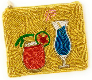 Portefeuille brodé de perles, pochette à monnaie Sweet Grenadine, fait main, MD HANDICRAFTS, couleurs mélangées classiques, possibilité de choisir - Product Image 5