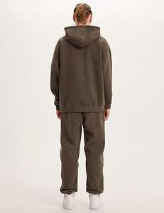 Conjunto Deportivo de Dos Piezas para Hombre, Sudadera con Capucha de Manga Larga y Cierre Completo, Pantalones Deportivos Casuales para Correr, Entrenamiento de Invierno, Estampado con Efecto Ácido - Product Image 4