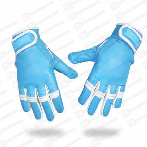 Gants de baseball et de softball en cuir véritable, personnalisables (couleur, taille, logo), pour lanceur et frappeur droitier, à doigts entiers, pour le sport - Product Image 3