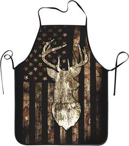 Delantal de Cocina Personalizado de Poliéster 2026 para Mujer y Hombre, Delantal de Chef Ajustable para Hornear, Asar a la Parrilla, Pintar, Delantal de Trabajo para Restaurante - Product Image 1