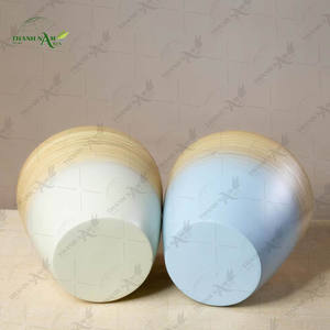 Jardinière en bambou filé artisanal - Pot de plante en bambou écologique pour la décoration intérieure et extérieure en provenance du Vietnam - Product Image 6