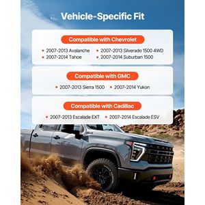 2 Pezzi Gruppo Mozzo Ruota Posteriore per Chevrolet & GMC Tahoe, Sierra e Escalade EXT 2007-2014 - Product Image 3