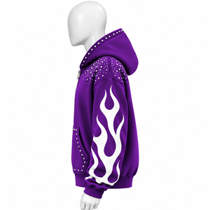 Sudadera con capucha de felpa francesa gruesa, oversize, de invierno, con logo estampado, alta calidad, precio económico, OEM, personalizada, a la moda, al por mayor - Product Image 6