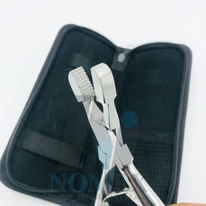 Alicate Triturador de Bonos Pulidos con Logotipo Personalizado, Alicate de Extensión de Pelo de Acero Inoxidable de Grado Quirúrgico DE LA Mejor Calidad - Product Image 1
