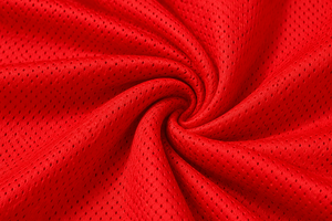 Maillot de football personnalisé rouge à col en V, respirant, en maille polyester, à manches courtes, pour équipe sportive - Product Image 4