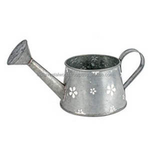 Juego de 3 jardineras galvanizadas para decoración del hogar y el jardín jardineras de hierro baratas para proveedores de decoración de hoteles y jardines India - Product Image 3