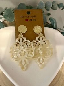 Simple Elegance <b>Resin</b> Earrings Minimalist <b>Resin</b> Earrings <b>Clear</b> Style <b>Resin</b> Earrings Wholesale Factory Price Item Use <b>Resin</b> - Product Image 2