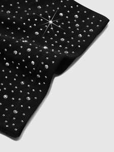 Camisetas de algodón personalizadas de gran tamaño con estampado, fabricante de camisetas de lujo con pedrería para hombre, camisetas gráficas de streetwear de verano de gran gramaje - Product Image 6