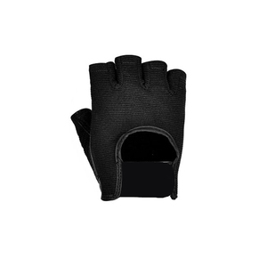 Half Finger <b>Gloves</b> Black Red Breathable Mesh Adjustable Wrist Strap Unisex Summer <b>Fitness</b> <b>Gloves</b> - Product Image 3