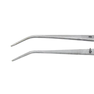 Pinzas Dentales London College de 6 Pulgadas con Punta Angulada y Dentada, Acero Inoxidable, Certificación CE Clase I, Autoclavables, Agarre Ergonómico - Product Image 4