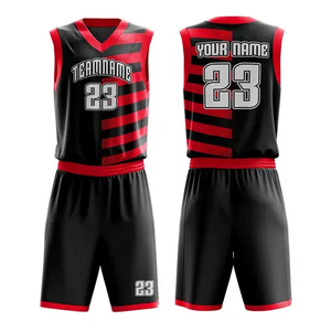 Maillots de basket-ball personnalisables en polyester pour hommes, uniformes de sport, maillots personnalisés, uniformes d'équipe de basket-ball - Product Image 4