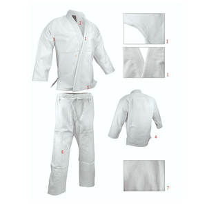 Uniforme de Jiu-Jitsu brésilien de haute qualité, coutures renforcées, BJJ Gi, OEM, BJJ Gi personnalisé, arts martiaux - Product Image 2