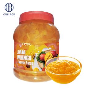 Ingrédient pratique de thé à bulles liquide de sirop de confiture de saveur de mangue en bouteille pour les amateurs de thé - Product Image 3