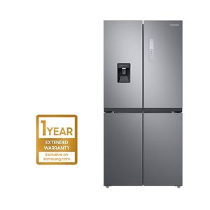 ตู้เย็นแบบประตูฝรั่งเศส ระบบทำความเย็นคู่ Twin Cooling Plus ความจุสุทธิ 466 ลิตร พร้อมเครื่องจ่ายน้ำ (ไม่ต้องต่อท่อประปา) ระบบฟรอสต์ฟรี สีเงิน - Product Image 3