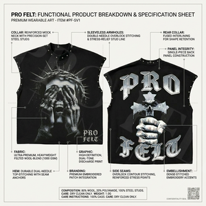 Oversized Comfortable Lightweight Streetwear Sleeveless T Shirts Vintage Style Trendy <b>Studded</b> O Neck Collar Tank Top <b>Men's</b> - Product Image 3