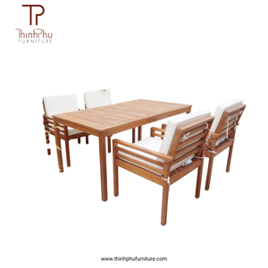 Contemporary Outdoor Rattan <b>Garden</b> <b>Chair</b> Eco-friendly Foldable Solid <b>Wood</b> Frame for Restaurant Hotel Kitchen Courtyard Villa - Product Image 4